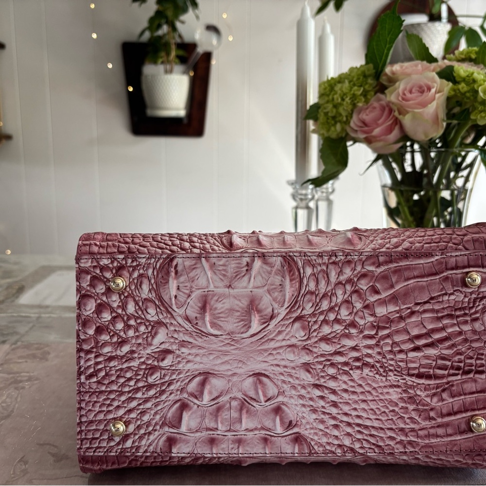 Brahmin Small Caroline Believe Ombré Melbourne Genuine Leather - Picture 8 of 14